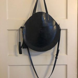 Navy Circle Bag